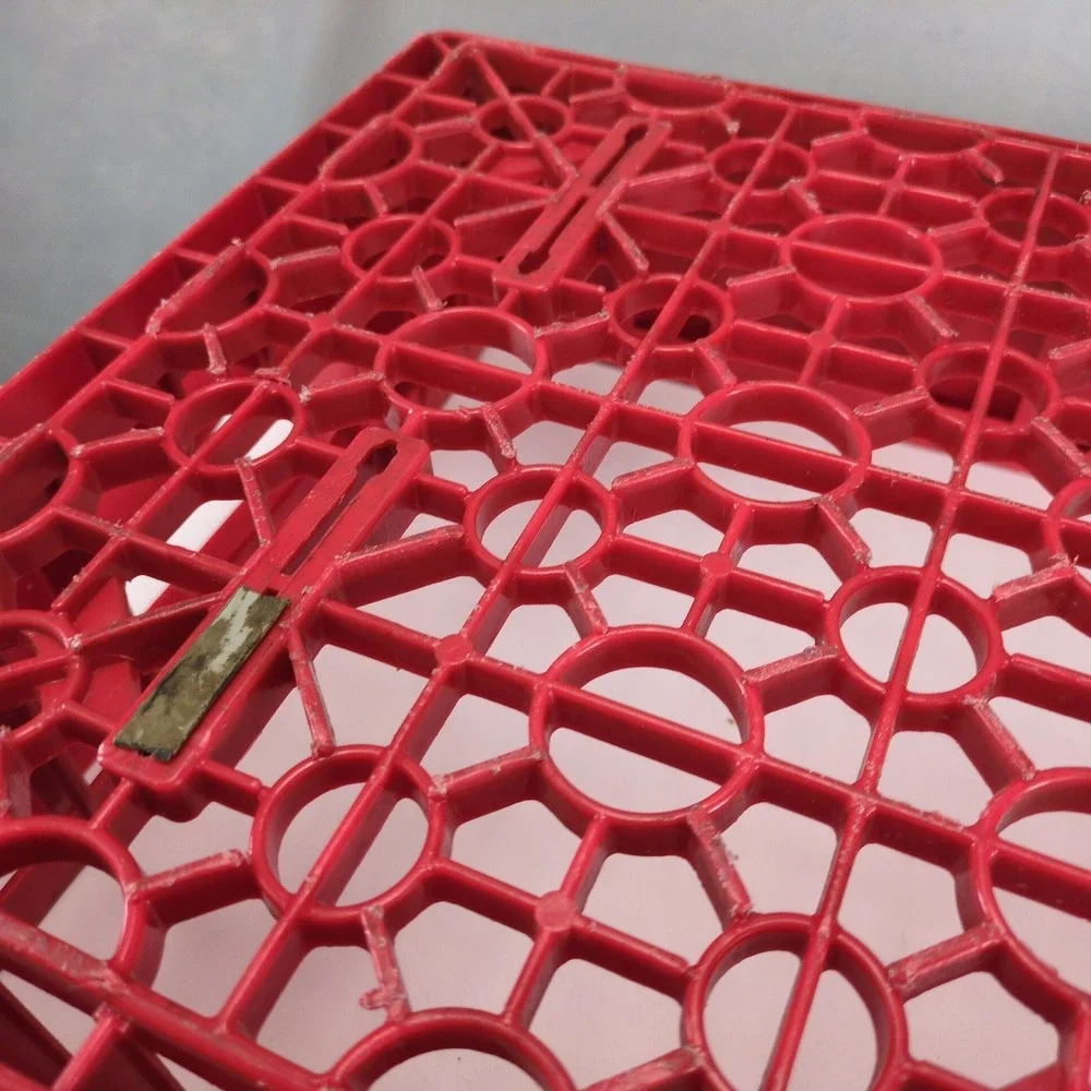 Vintage Coca-Cola Red Plastic 16 Bottle Crate Carrier Husky Rehrig‎ Pacific Coke
